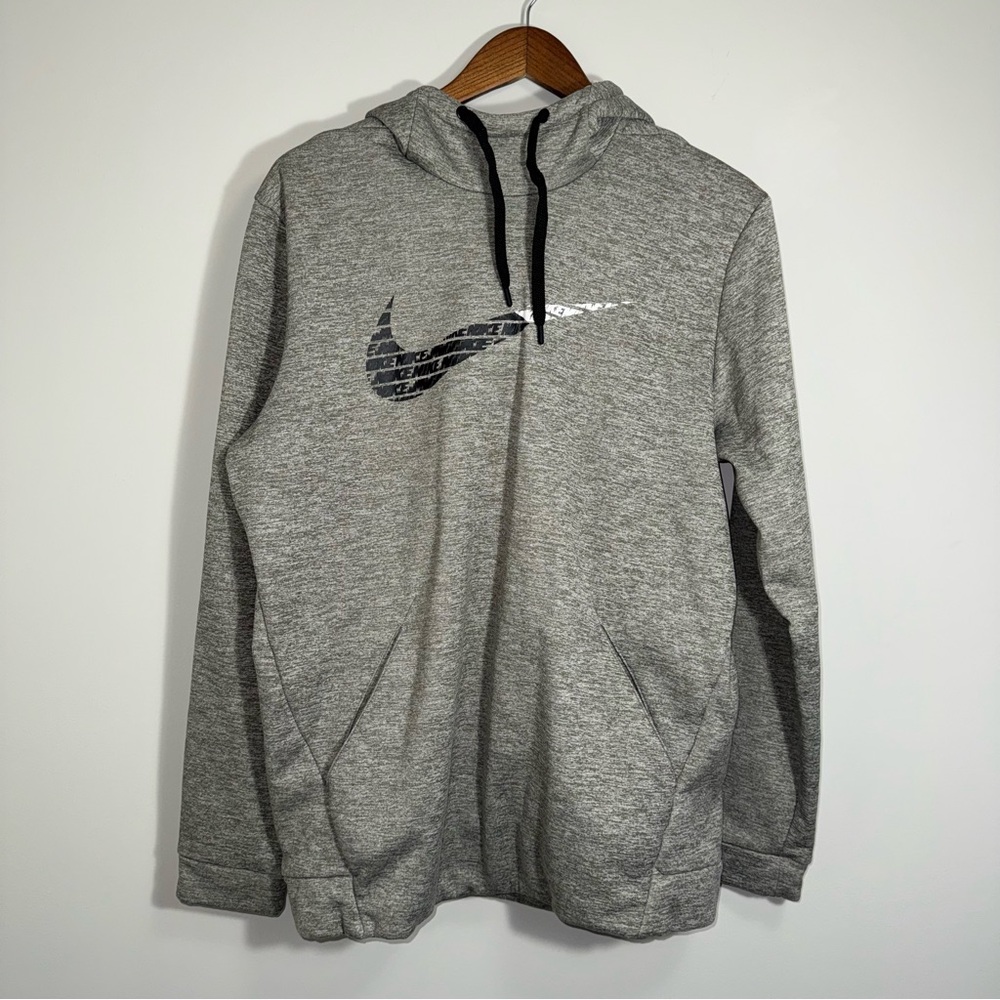 Men’s Gray Dri-FIT Hoodie Size Large